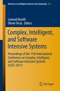 Complex, Intelligent, and Software Intensive Systems (eBook, PDF)