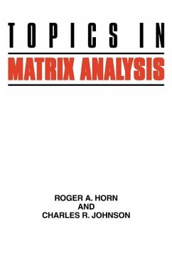 Cover Topics in Matrix Analysis (eBook, ePUB)