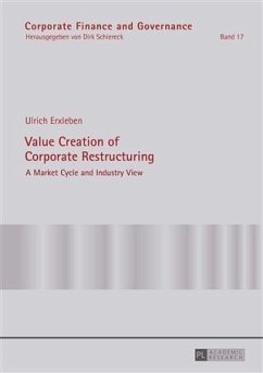 Value Creation of Corporate Restructuring (eBook, PDF) - Erxleben, Ulrich