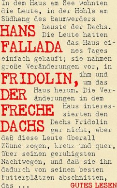 Fridolin, der freche Dachs (eBook, ePUB) - Fallada, Hans