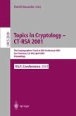 Topics in Cryptology - CT-RSA 2001 (eBook, PDF)