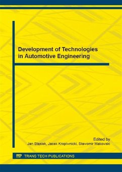 Development of Technologies in Automotive Engineering (eBook, PDF)