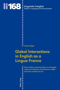 Global Interactions in English as a Lingua Franca (eBook, PDF) - Poppi, Franca