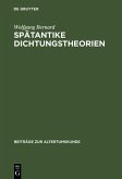 Spätantike Dichtungstheorien (eBook, PDF)