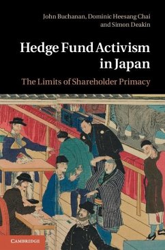 Hedge Fund Activism in Japan (eBook, ePUB) - Buchanan, John