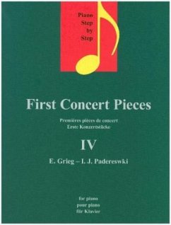 Cover Erste Konzertstücke, für Klavier