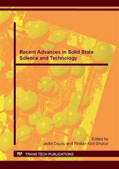 Recent Advances in Solid State Science and Technology (eBook, PDF)
