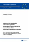 Kollisionsrechtsbezogene Informationspflichten des europaeischen Privatrechts aus der Perspektive des Internationalen Privatrechts (eBook, ePUB)