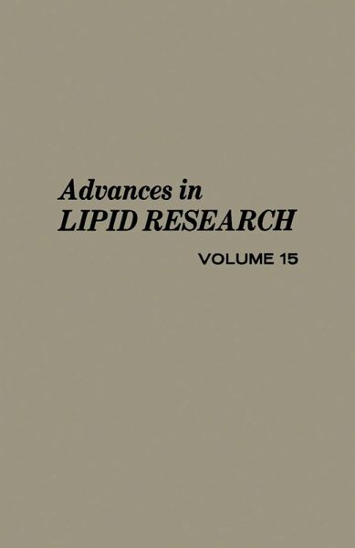 Advances in Lipid Research (eBook, PDF) Advances in Lipid Research (eBook, PDF)