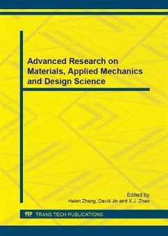 Advanced Research on Materials, Applied Mechanics and Design Science (eBook, PDF)