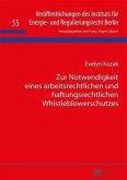 Zur Notwendigkeit eines arbeitsrechtlichen und haftungsrechtlichen Whistleblowerschutzes (eBook, PDF)