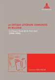 La critique litteraire communiste en Belgique (eBook, PDF)