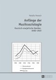 Anfaenge der Musiksoziologie (eBook, PDF)