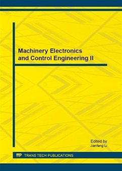 Cover Machinery Electronics and Control Engineering II (eBook, PDF)