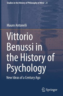 Vittorio Benussi in the History of Psychology - Antonelli, Mauro