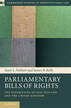 Parliamentary Bills of Rights (eBook, ePUB) - Hiebert, Janet L.