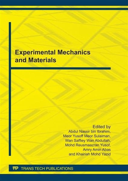 Experimental Mechanics and Materials (eBook, PDF) Experimental Mechanics and Materials (eBook, PDF)