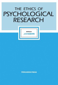 The Ethics of Psychological Research (eBook, PDF)