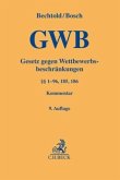 GWB, Gesetz gegen Wettbewerbsbeschränkungen, Kommentar