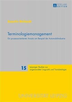 Terminologiemanagement (eBook, PDF) - Weilandt, Annette