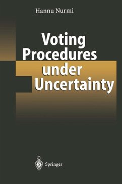 Voting Procedures under Uncertainty (eBook, PDF) - Nurmi, Hannu