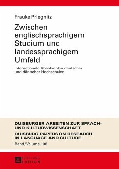 Zwischen englischsprachigem Studium und landessprachigem Umfeld (eBook, ePUB) - Frauke Priegnitz, Priegnitz