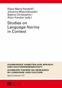 Studies on Language Norms in Context (eBook, PDF)