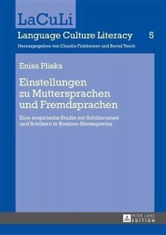 Einstellungen zu Muttersprachen und Fremdsprachen (eBook, PDF) - Pliska, Enisa