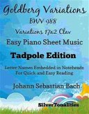 Goldberg Variations BWV 988 Variation 17a2 Easy Piano Sheet Music Tadpole Edition (fixed-layout eBook, ePUB)