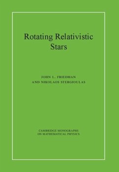 Rotating Relativistic Stars (eBook, ePUB) - Friedman, John L.
