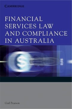 Financial Services Law and Compliance in Australia (eBook, ePUB) - Pearson, Gail
