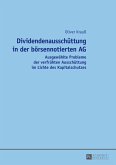 Dividendenausschuettung in der boersennotierten AG (eBook, PDF)