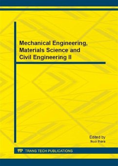 Mechanical Engineering, Materials Science and Civil Engineering II (eBook, PDF)