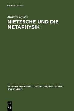 Cover Nietzsche und die Metaphysik (eBook, PDF)