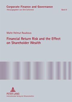 Financial Return Risk and the Effect on Shareholder Wealth (eBook, PDF) - Raudszus, Malte