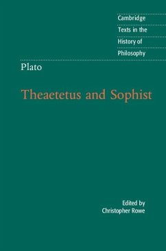 Cover Plato: Theaetetus and Sophist (eBook, ePUB)