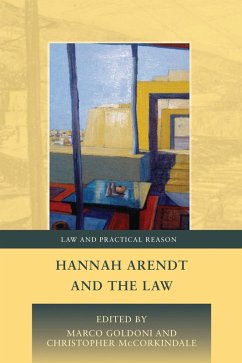 Hannah Arendt and the Law (eBook, PDF)