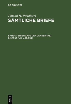 Cover Briefe aus den Jahren 1767 bis 1797 (Nr. 469-759) (eBook, PDF)