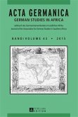 Acta Germanica (eBook, PDF)