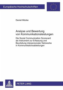 Analyse und Bewertung von Kommunikationsleistungen (eBook, PDF) - Mucke, Daniel