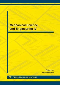 Cover Mechanical Science and Engineering IV (eBook, PDF)