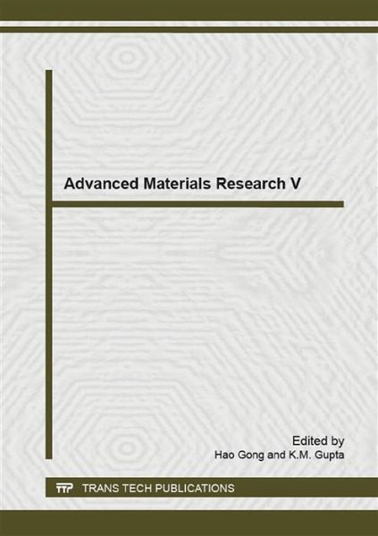 Advanced Materials Research V (eBook, PDF) Advanced Materials Research V (eBook, PDF)