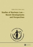 Studies of Business Law - Recent Developments and Perspectives (eBook, PDF)