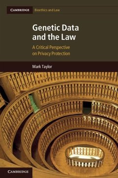 Genetic Data and the Law (eBook, ePUB) - Taylor, Mark