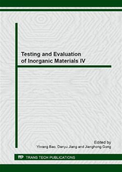 Testing and Evaluation of Inorganic Materials IV (eBook, PDF)