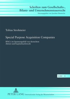 Special Purpose Acquisition Companies (eBook, PDF) - Strohmeier, Tobias