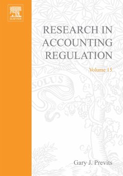 Cover Research in Accounting Regulation (eBook, PDF)