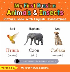 My First Russian Animals & Insects Picture Book with English Translations (Teach & Learn Basic Russian words for Children, #2) (eBook, ePUB) - S., Veronika