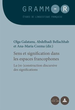 Sens et signification dans les espaces francophones (eBook, PDF)