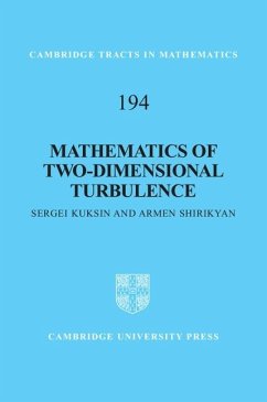 Mathematics of Two-Dimensional Turbulence (eBook, ePUB) - Kuksin, Sergei
